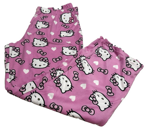 Hello kitty fleece pajama - fleece,